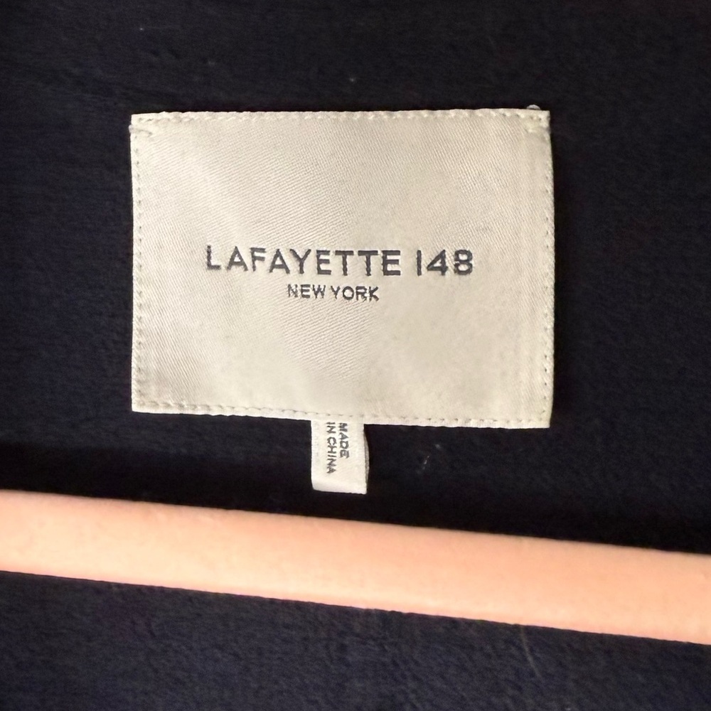 Lafayette 148 New York Black Wool Blazer Size M - Picture 2 of 9